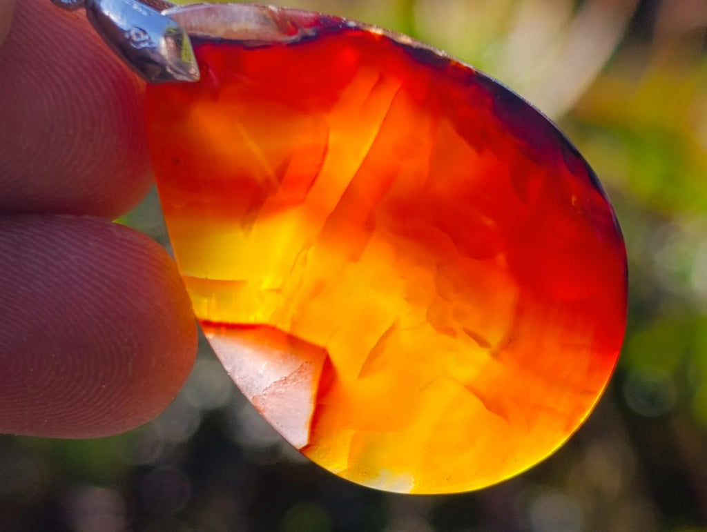 Hand Made Carnelian Agate Gemstone Necklaces x 12 From Madagascar - Toprock Gemstones and Minerals 