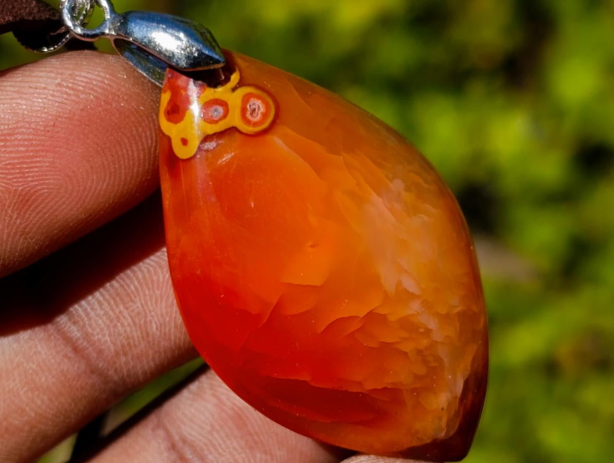Hand Made Carnelian Agate Gemstone Necklaces x 12 From Madagascar - Toprock Gemstones and Minerals 