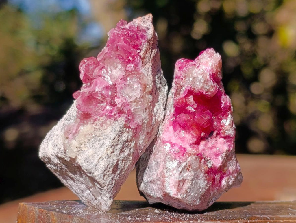 Natural Spherocobaltite Specimens x 12 From Musonoi Mine, Congo - Toprock Gemstones and Minerals 
