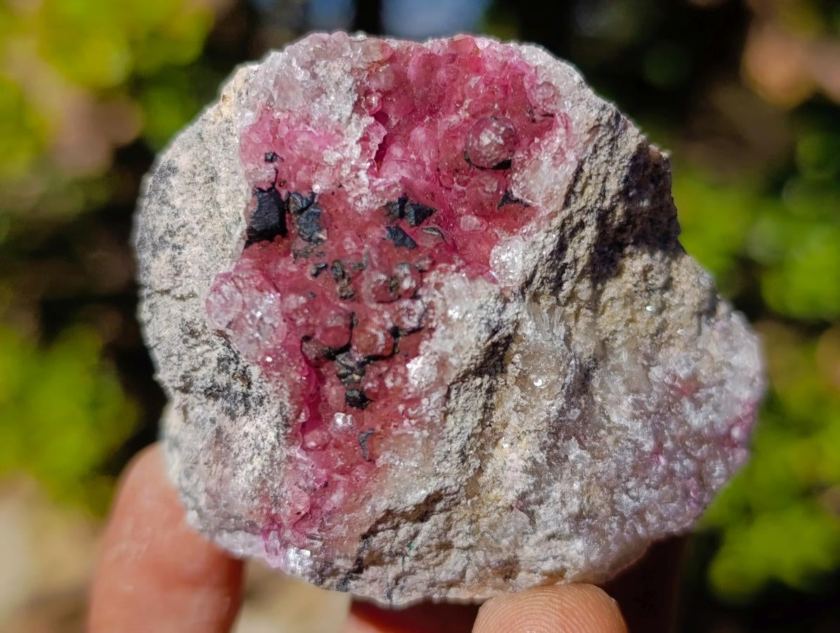 Natural Spherocobaltite Specimens x 12 From Musonoi Mine, Congo - Toprock Gemstones and Minerals 
