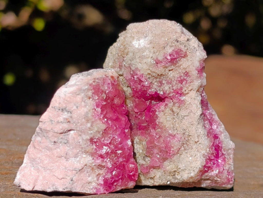 Natural Spherocobaltite Specimens x 12 From Musonoi Mine, Congo - Toprock Gemstones and Minerals 
