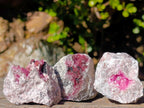 Natural Spherocobaltite Specimens x 12 From Musonoi Mine, Congo - Toprock Gemstones and Minerals 