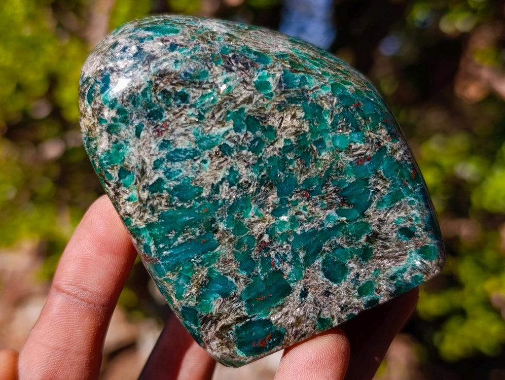Polished Emerald Mica 'Mutokolite' Standing Display Pieces x 4 From Mutoko, Zimbabwe - Toprock Gemstones and Minerals 