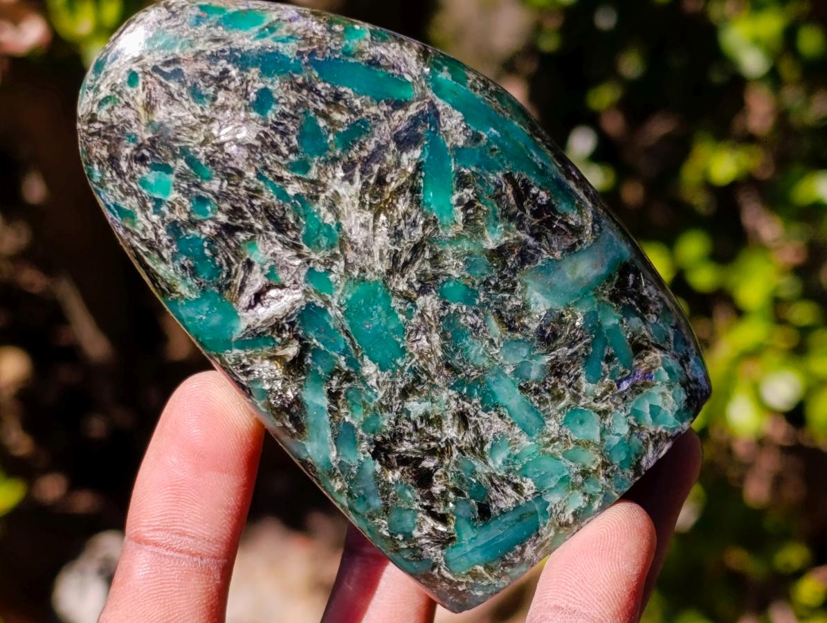 Polished Emerald Mica 'Mutokolite' Standing Display Pieces x 4 From Mutoko, Zimbabwe - Toprock Gemstones and Minerals 