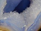 Polished Blue Lace Agate Standing Display Pieces x 2 From Nsanje, Malawi - Toprock Gemstones and Minerals 