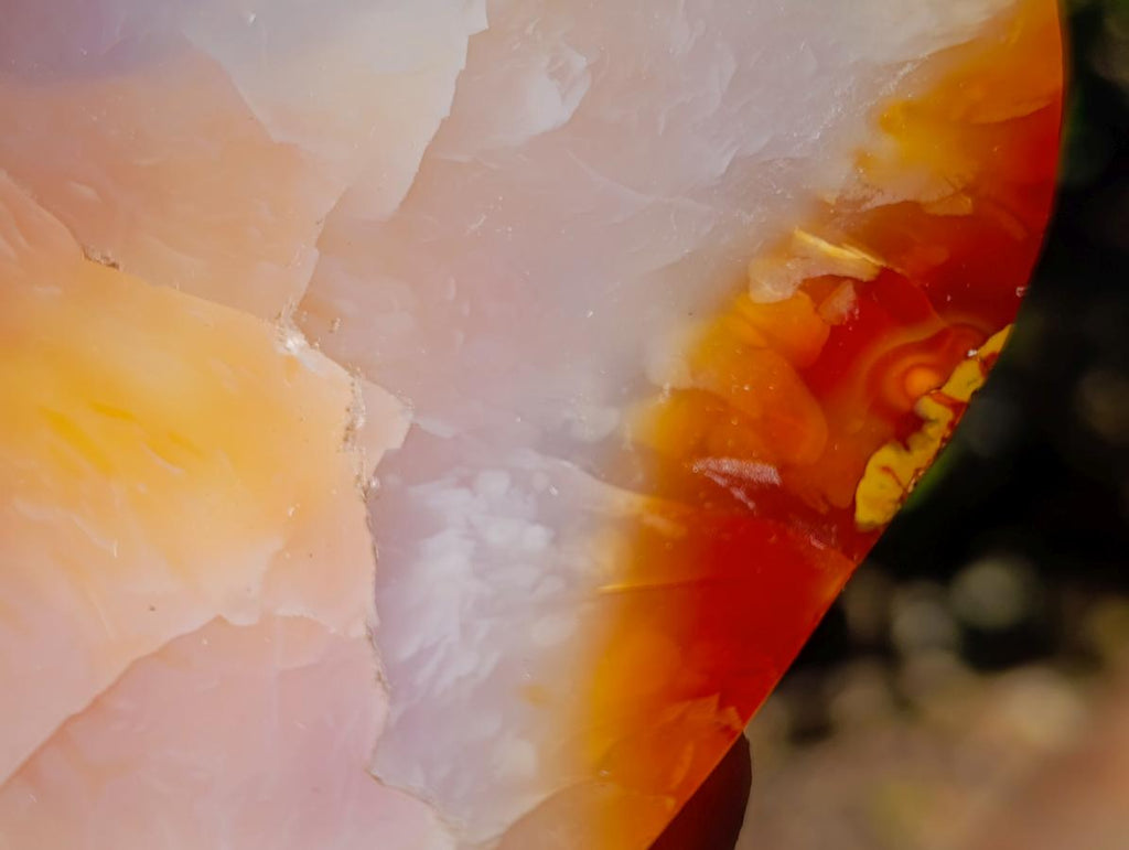 Polished and Natural Carnelian Agate Gemstone Bowls x 3 From Madagascar - Toprock Gemstones and Minerals 