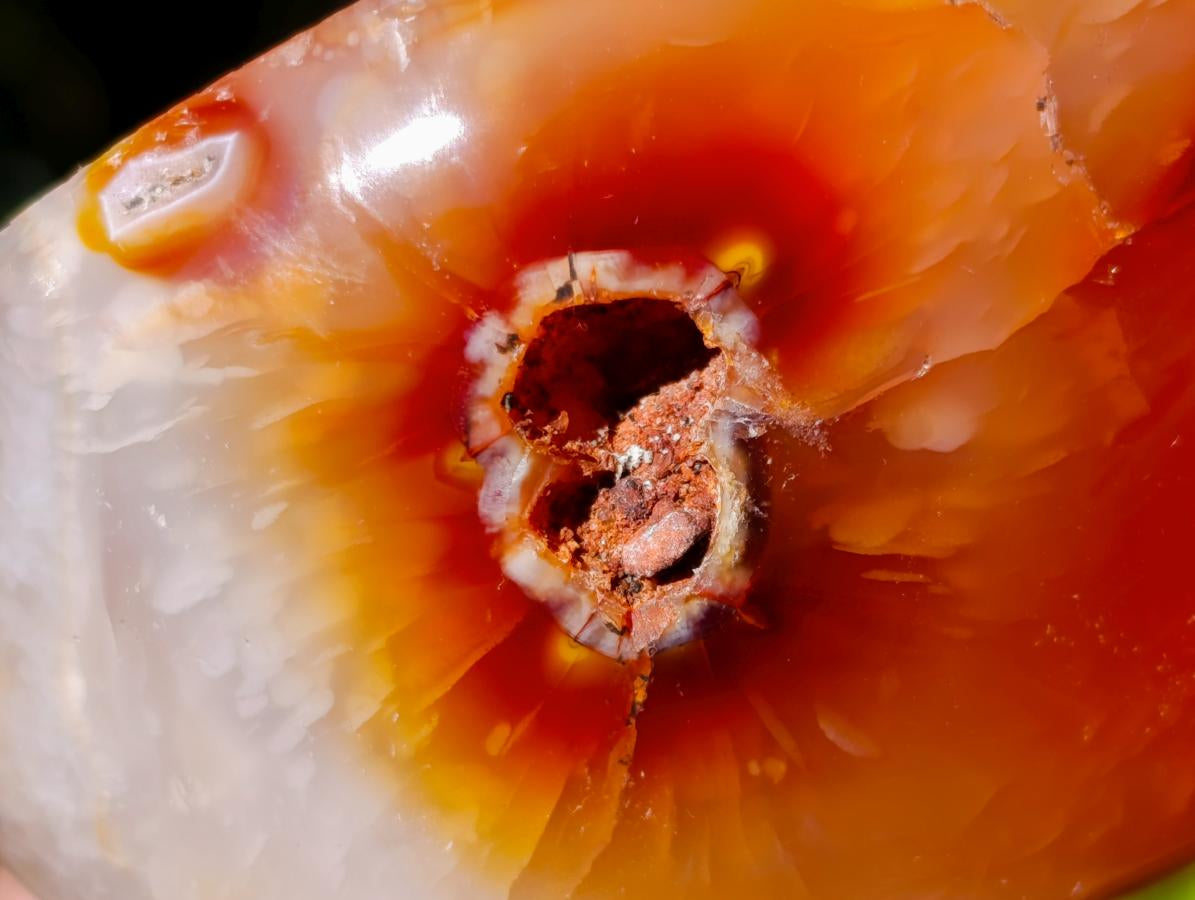 Polished and Natural Carnelian Agate Gemstone Bowls x 3 From Madagascar - Toprock Gemstones and Minerals 