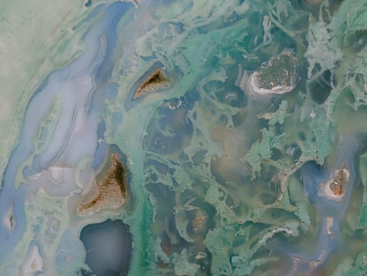 Polished One Side Mtorolite Chrysoprase Slices x 24 From Mutorashanga, Zimbabwe - Toprock Gemstones and Minerals 