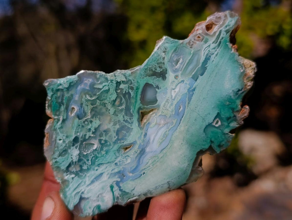 Polished One Side Mtorolite Chrysoprase Slices x 24 From Mutorashanga, Zimbabwe - Toprock Gemstones and Minerals 