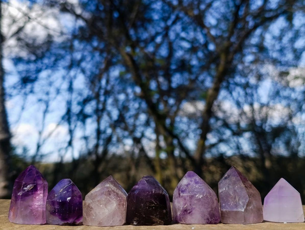 Polished Mixed Window Crystals x 24 From Akansobe, Madagascar - Toprock Gemstones and Minerals 