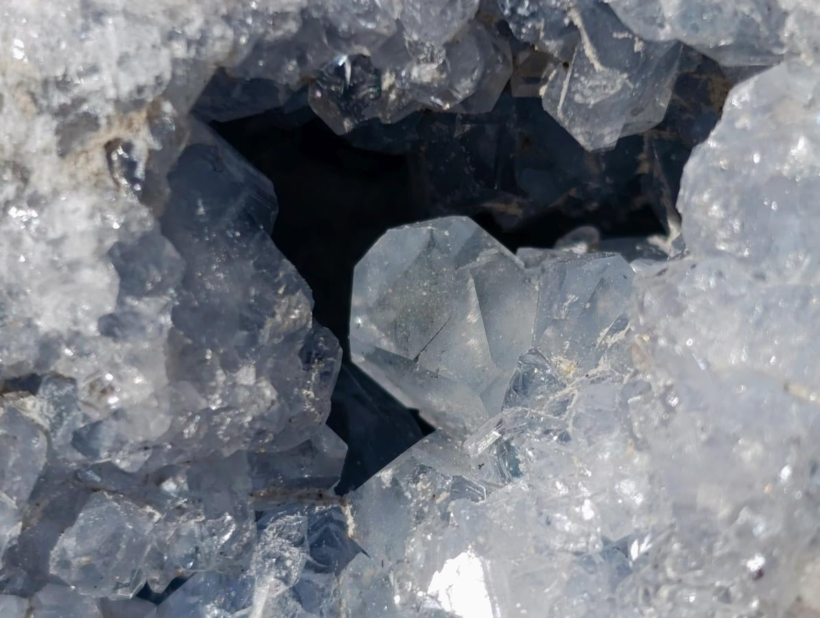 Natural Blue Celestite Specimens x 17 From Sakoany, Madagascar - Toprock Gemstones and Minerals 