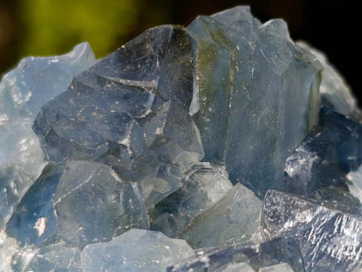 Natural Blue Celestite Specimens x 17 From Sakoany, Madagascar - Toprock Gemstones and Minerals 