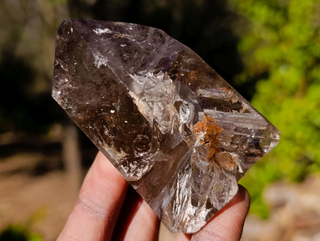 Polished Smokey Quartz Crystals x 12 From Madagascar - Toprock Gemstones and Minerals 