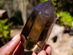 Polished Smokey Quartz Crystals x 12 From Madagascar - Toprock Gemstones and Minerals 