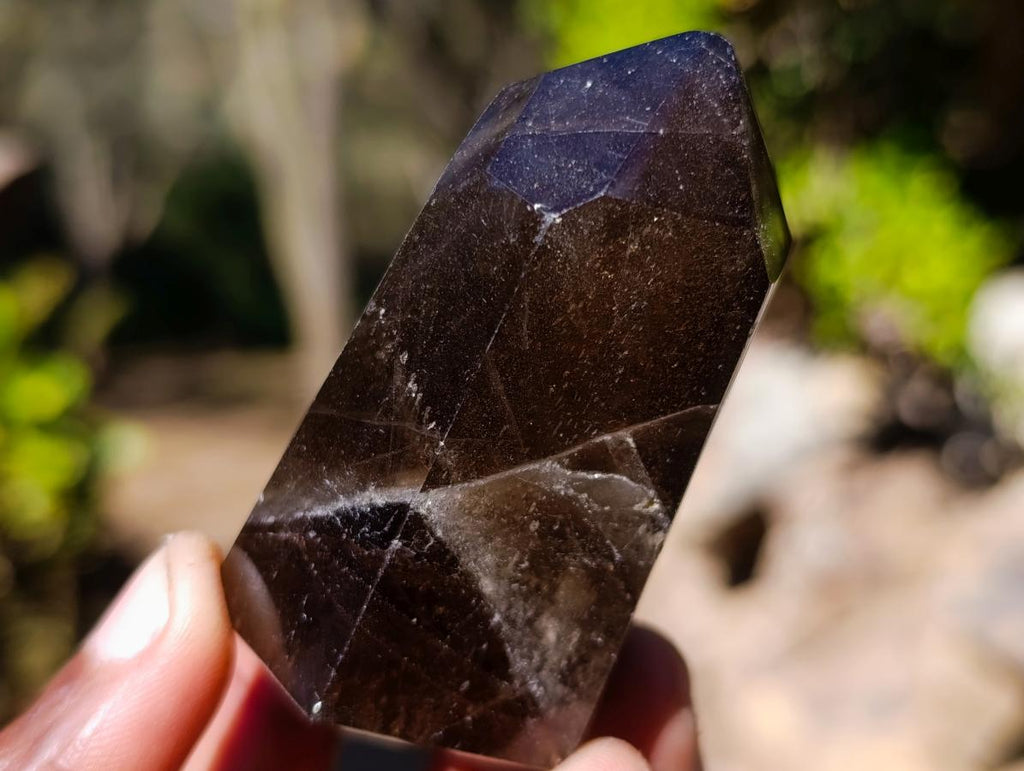 Polished Smokey Quartz Crystals x 12 From Madagascar - Toprock Gemstones and Minerals 