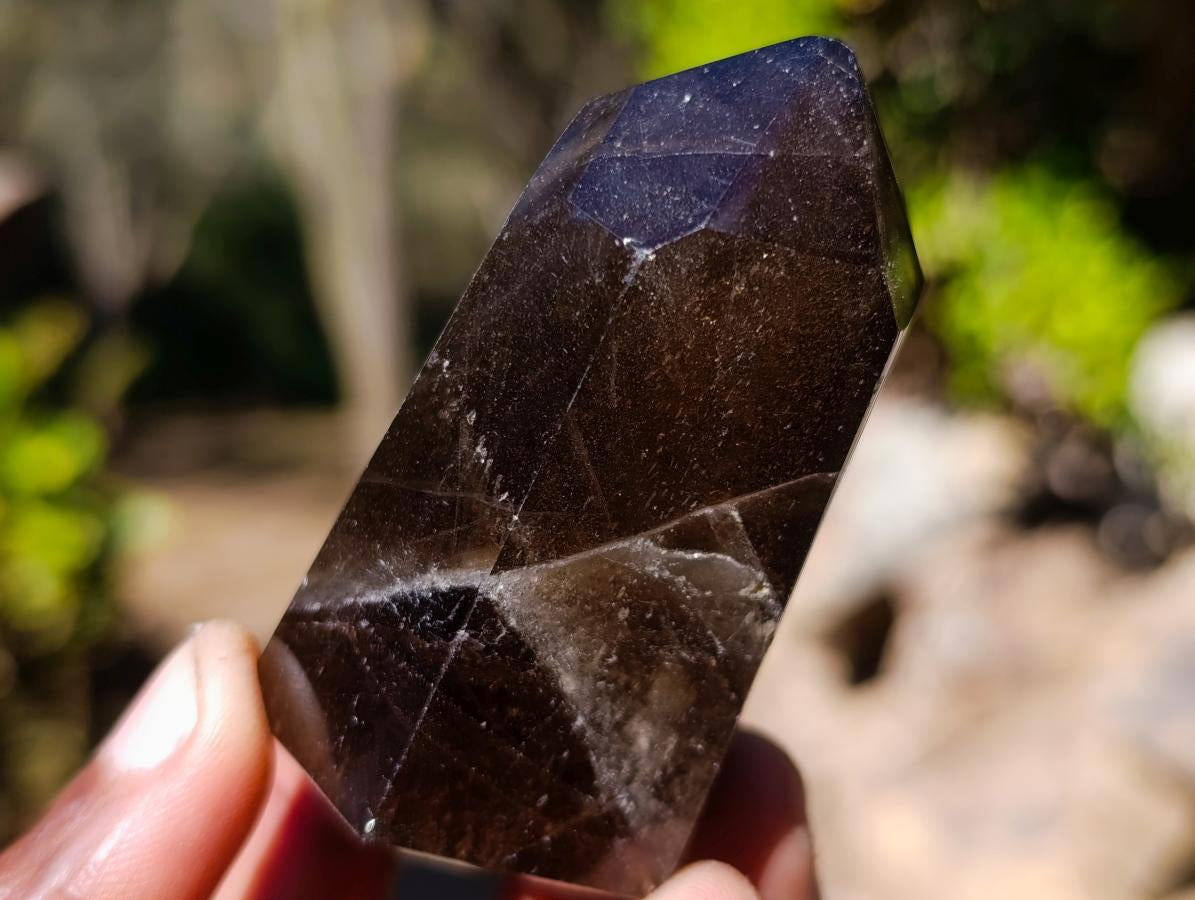Polished Smokey Quartz Crystals x 12 From Madagascar - Toprock Gemstones and Minerals 