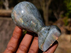 Polished Labradorite Stamp Handles x 6 From Madagascar - Toprock Gemstones and Minerals 