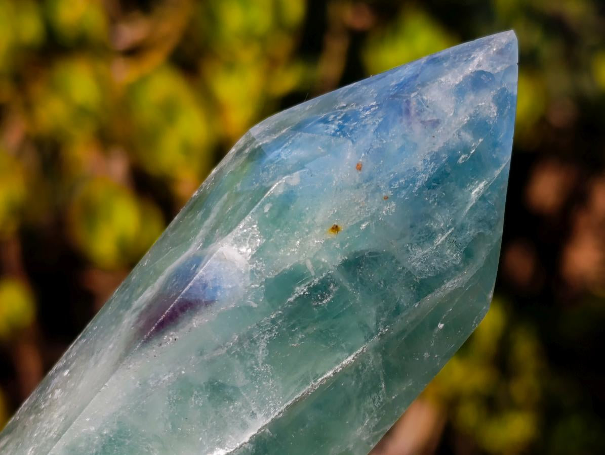 Polished Double Terminated Watermelon Fluorite Crystals x 3 From Uis, Namibia - Toprock Gemstones and Minerals 