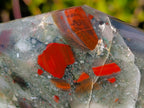 Polished Bloodstone Display Crystals x 2 From Swaziland - Toprock Gemstones and Minerals 