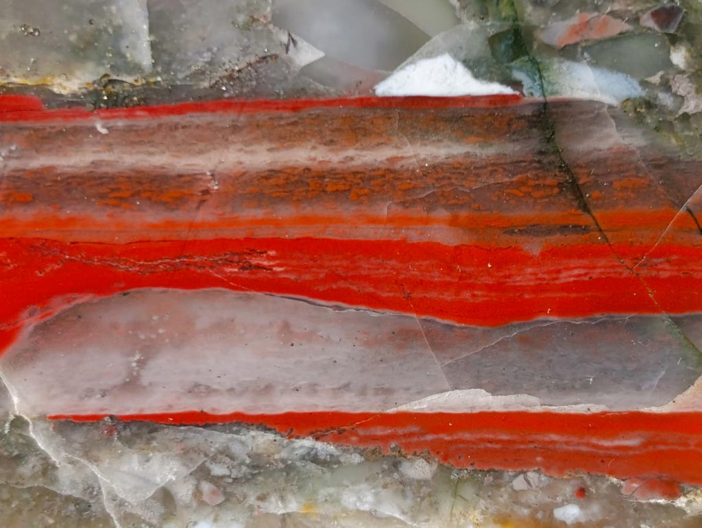 Polished Bloodstone Display Crystals x 2 From Swaziland - Toprock Gemstones and Minerals 