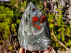 Polished Bloodstone Display Crystals x 2 From Swaziland - Toprock Gemstones and Minerals 