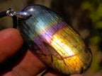 Hand Made Labradorite Necklaces x 12 From Madagascar - Toprock Gemstones and Minerals 