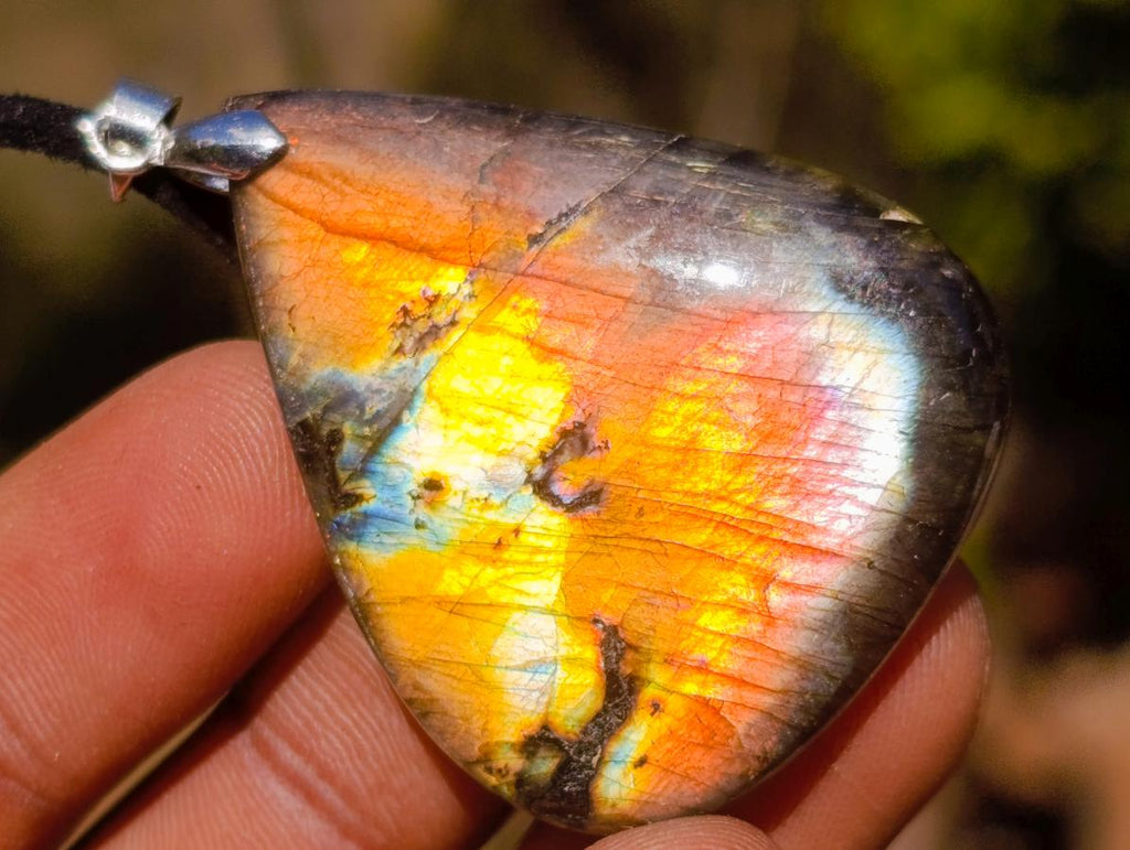 Hand Made Labradorite Necklaces x 12 From Madagascar - Toprock Gemstones and Minerals 