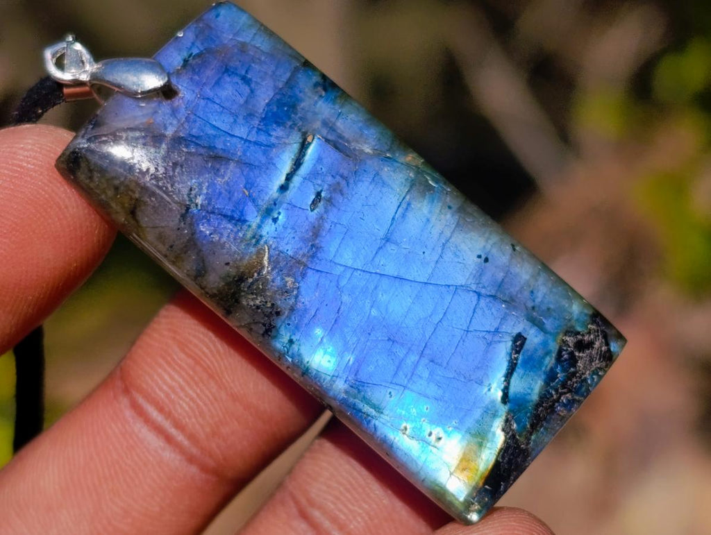 Hand Made Labradorite Necklaces x 12 From Madagascar - Toprock Gemstones and Minerals 