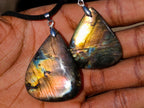 Hand Made Labradorite Necklaces x 12 From Madagascar - Toprock Gemstones and Minerals 