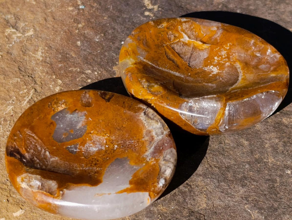 Polished Mixed Selected Multi Mineral Worry Stones x 19 From Madagascar - Toprock Gemstones and Minerals 