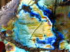 Polished One Side Labradorite Specimens x 3 From Madagascar - Toprock Gemstones and Minerals 