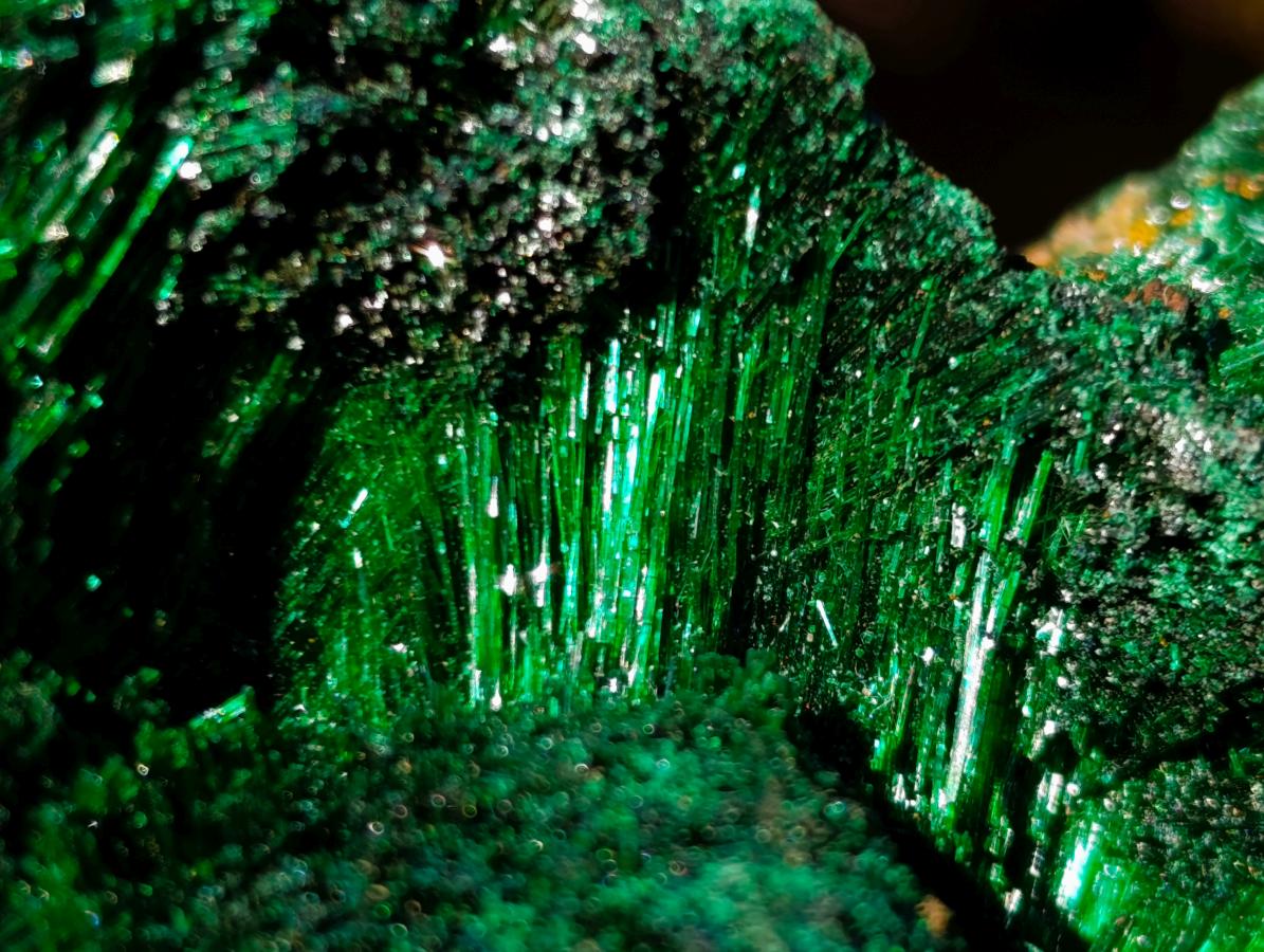 Natural Silky Malachite Specimens x 6 From Kasompe, Congo - Toprock Gemstones and Minerals 