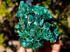 Natural Silky Malachite Specimens x 6 From Kasompe, Congo - Toprock Gemstones and Minerals 