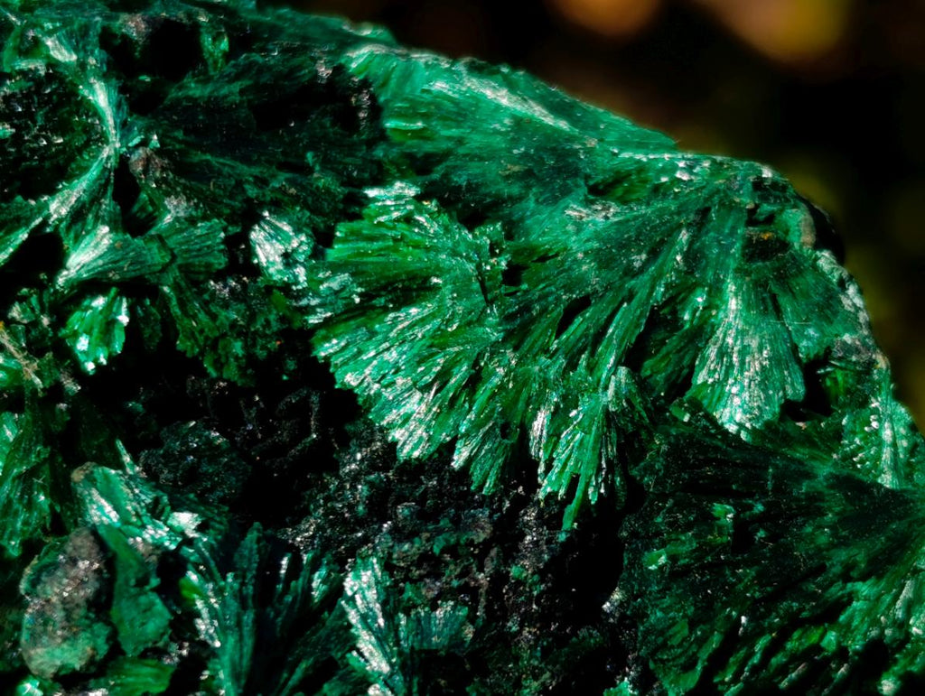 Natural Silky Malachite Specimens x 6 From Kasompe, Congo - Toprock Gemstones and Minerals 