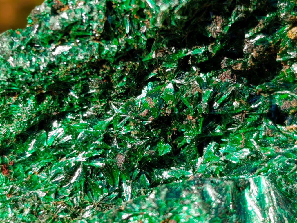 Natural Silky Malachite Specimens x 6 From Kasompe, Congo - Toprock Gemstones and Minerals 