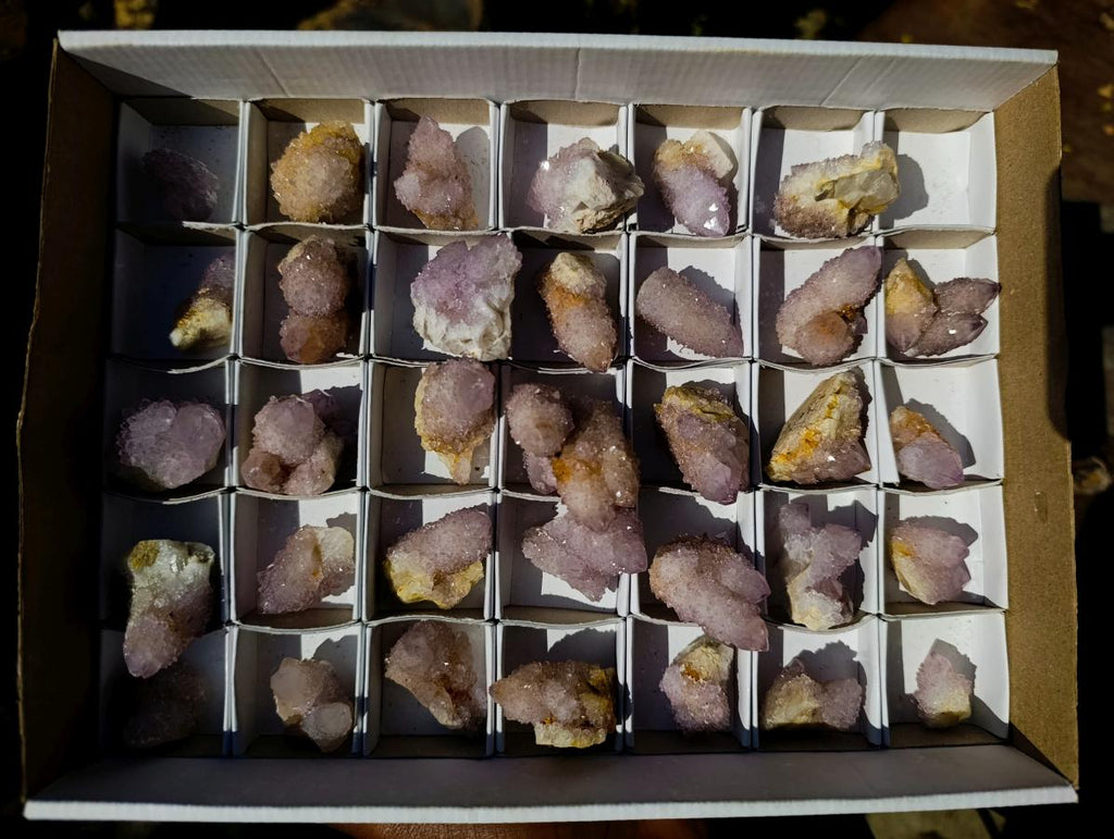 Natural Small Lilac Spirit Amethyst Crystals x 35 From Boekenhouthoek, South Africa - Toprock Gemstones and Minerals 