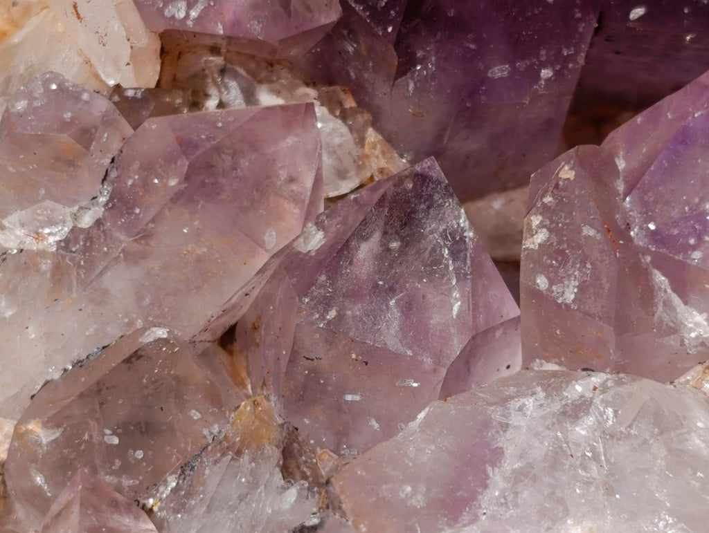 Natural Jacaranda Amethyst Crystal Clusters x 2 From Mumbwa, Zambia - Toprock Gemstones and Minerals 