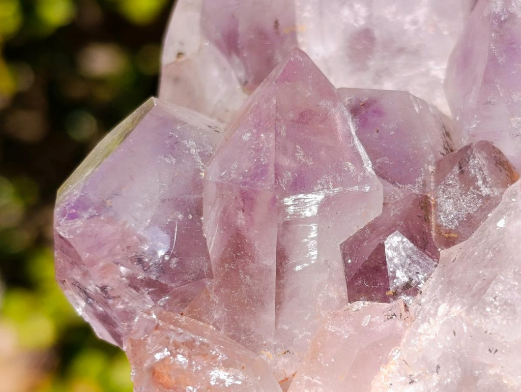 Natural Jacaranda Amethyst Crystal Clusters x 2 From Mumbwa, Zambia - Toprock Gemstones and Minerals 