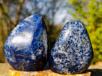 Polished Dumortierite Standing Display Pieces x 12 From Madagascar - Toprock Gemstones and Minerals 