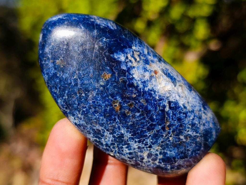Polished Dumortierite Standing Display Pieces x 12 From Madagascar - Toprock Gemstones and Minerals 