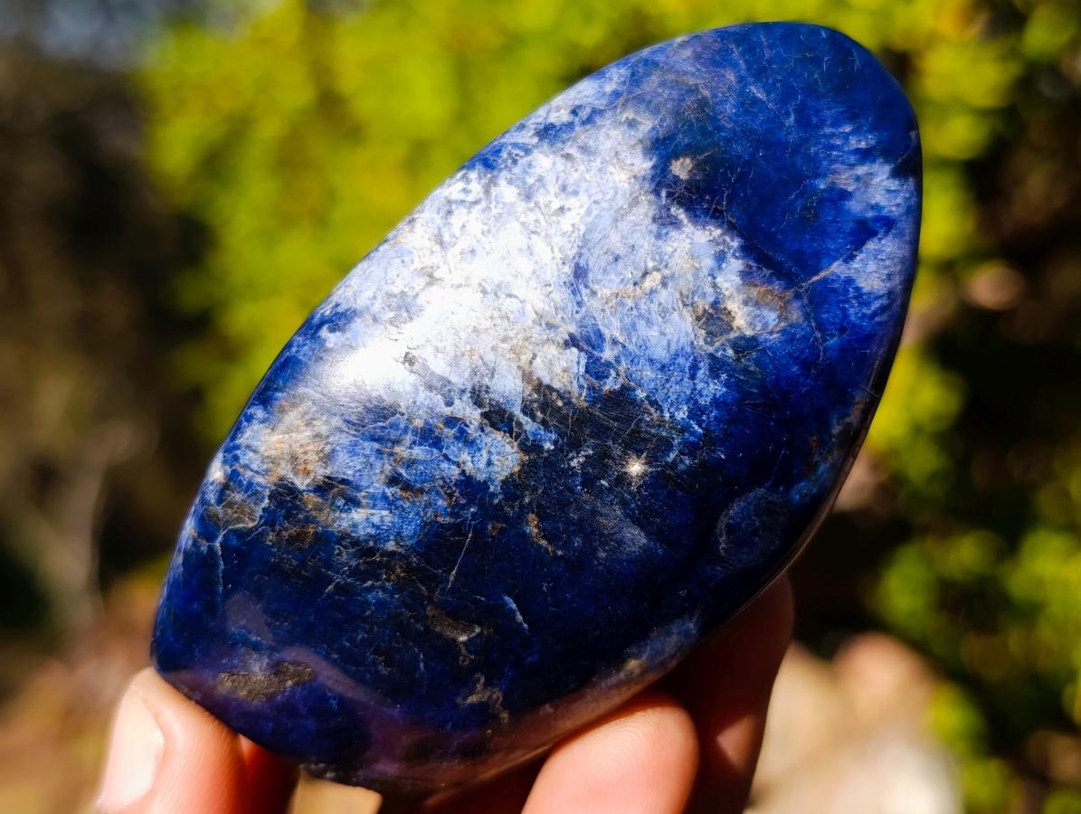 Polished Dumortierite Standing Display Pieces x 12 From Madagascar - Toprock Gemstones and Minerals 