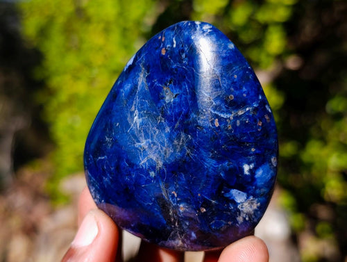 Polished Dumortierite Standing Display Pieces x 12 From Madagascar - Toprock Gemstones and Minerals 