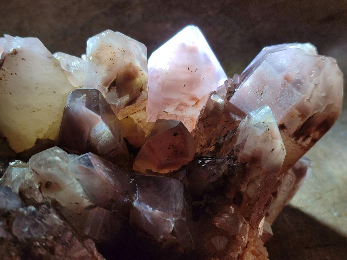 Natural Large Red Hematoid Quartz Crystal Cluster x 1 From Karoi, Zimbabwe