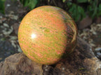 Polished Large Unakite Sphere x 1 From Messina, South Africa