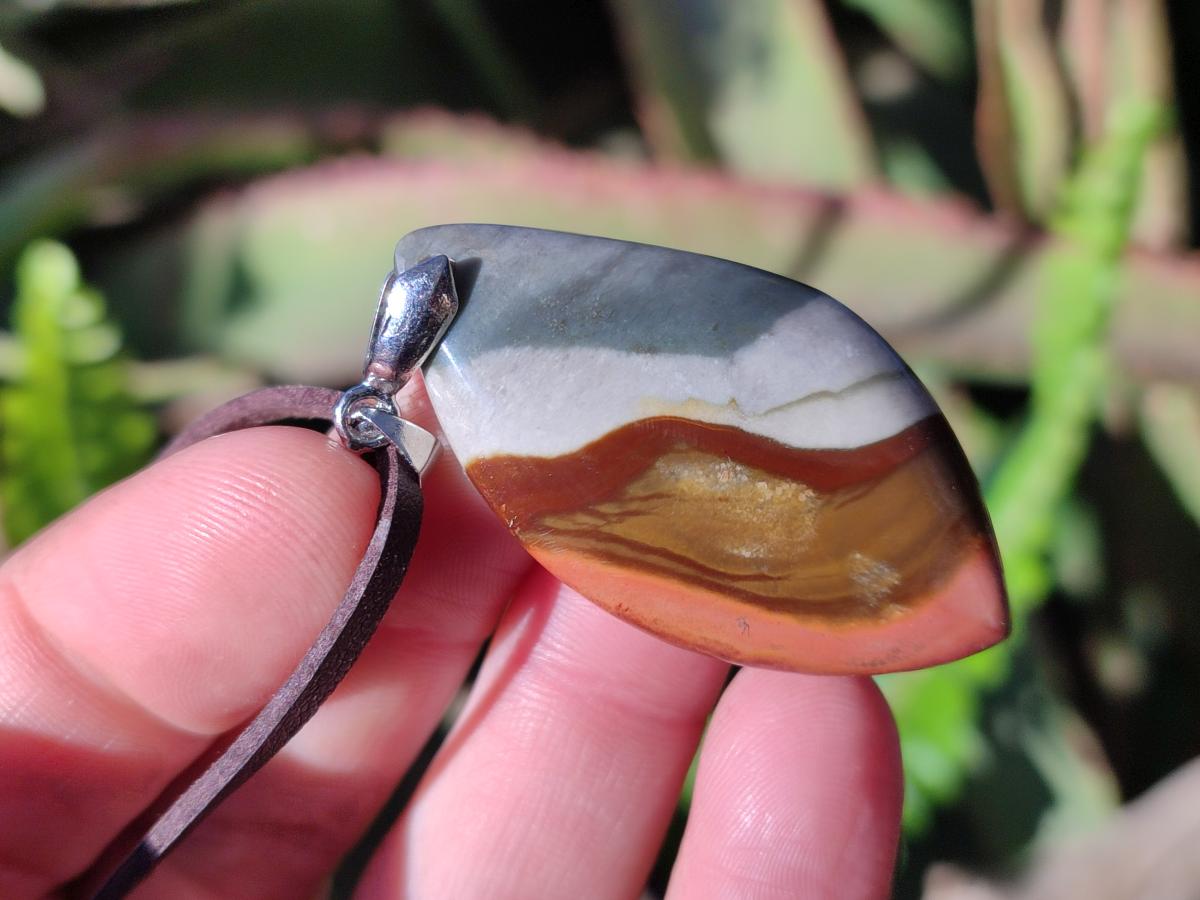 Hand Made Polychrome Jasper Necklaces x 12 From Androka, Madagascar