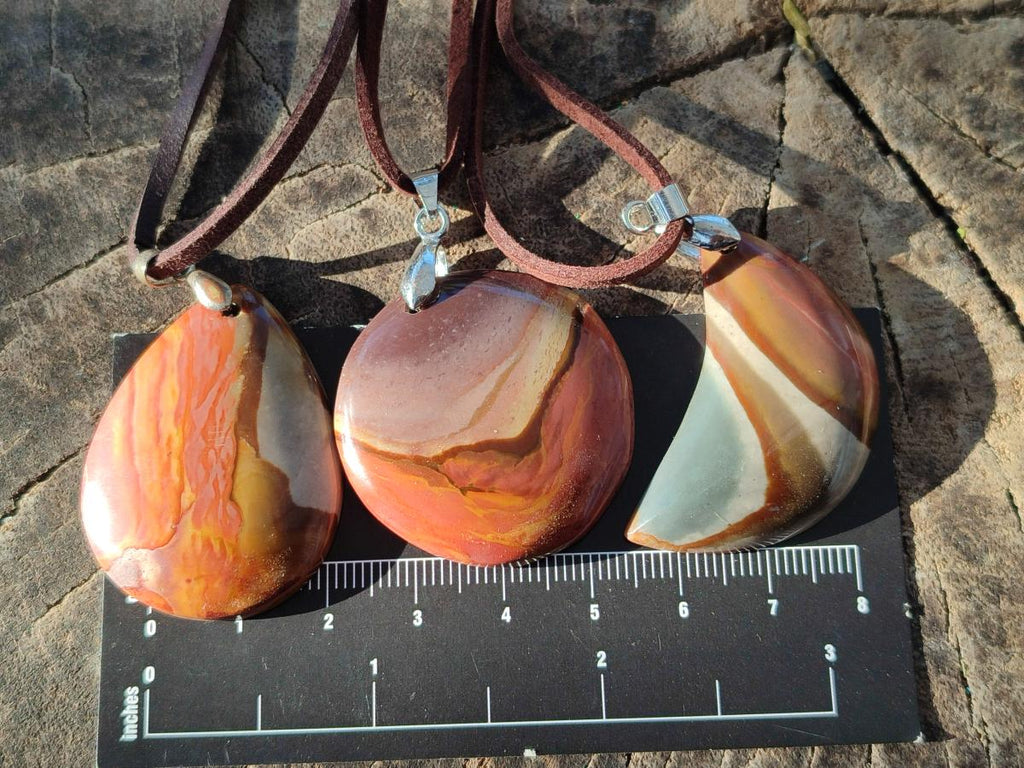 Hand Made Polychrome Jasper Necklaces x 12 From Androka, Madagascar