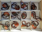 Hand Made Polychrome Jasper Necklaces x 12 From Androka, Madagascar