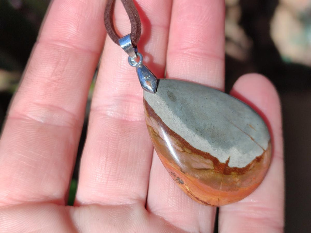 Hand Made Polychrome Jasper Necklaces x 12 From Androka, Madagascar