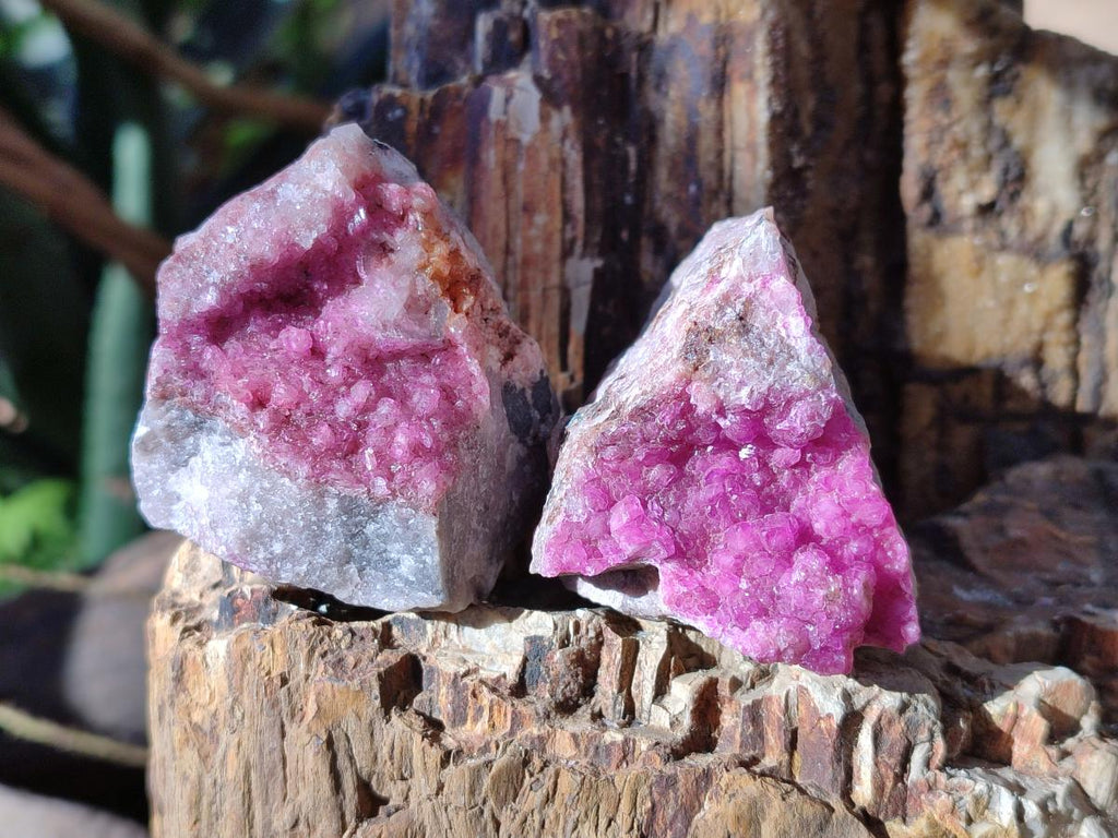 Natural Spherocobaltite Specimens x 6 From Musonoi Mine, Congo