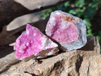 Natural Spherocobaltite Specimens x 6 From Musonoi Mine, Congo